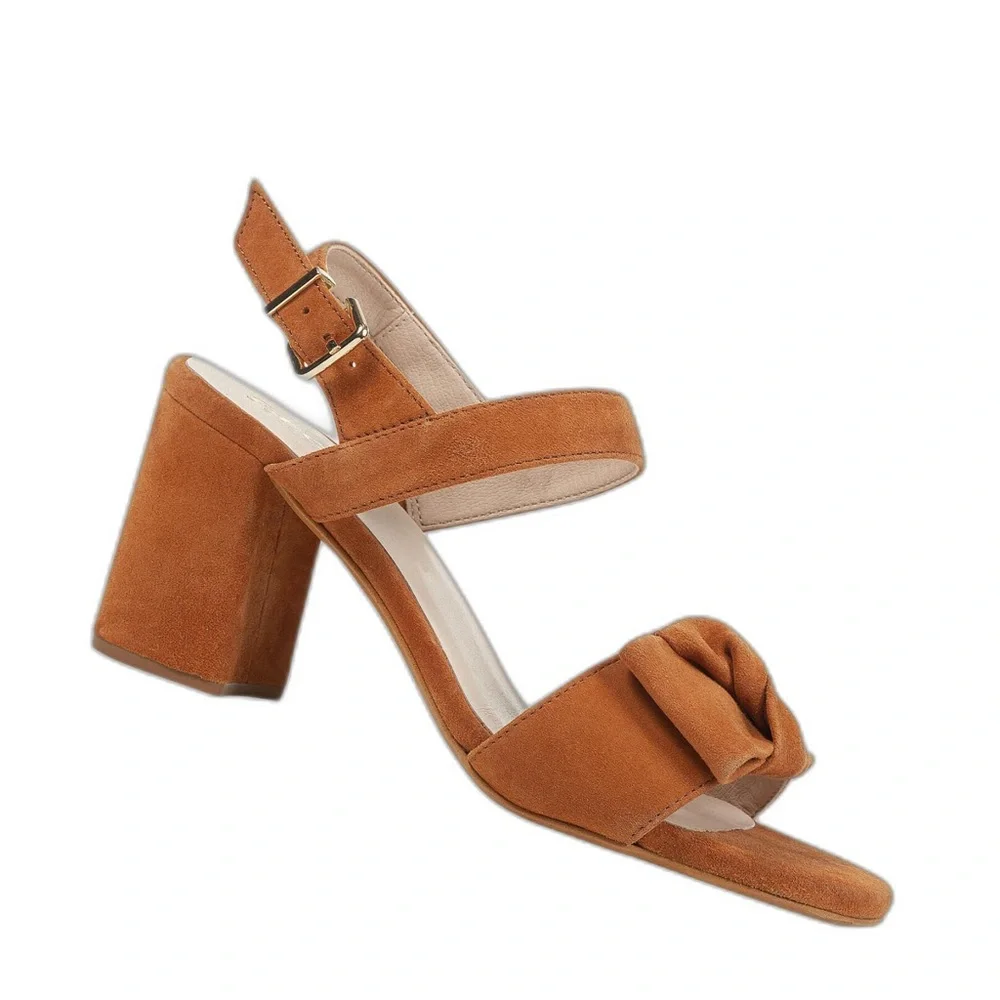 Geox Boho Platform Suede Block Heel Cross Strap Sandals Womens Size 40 NEW